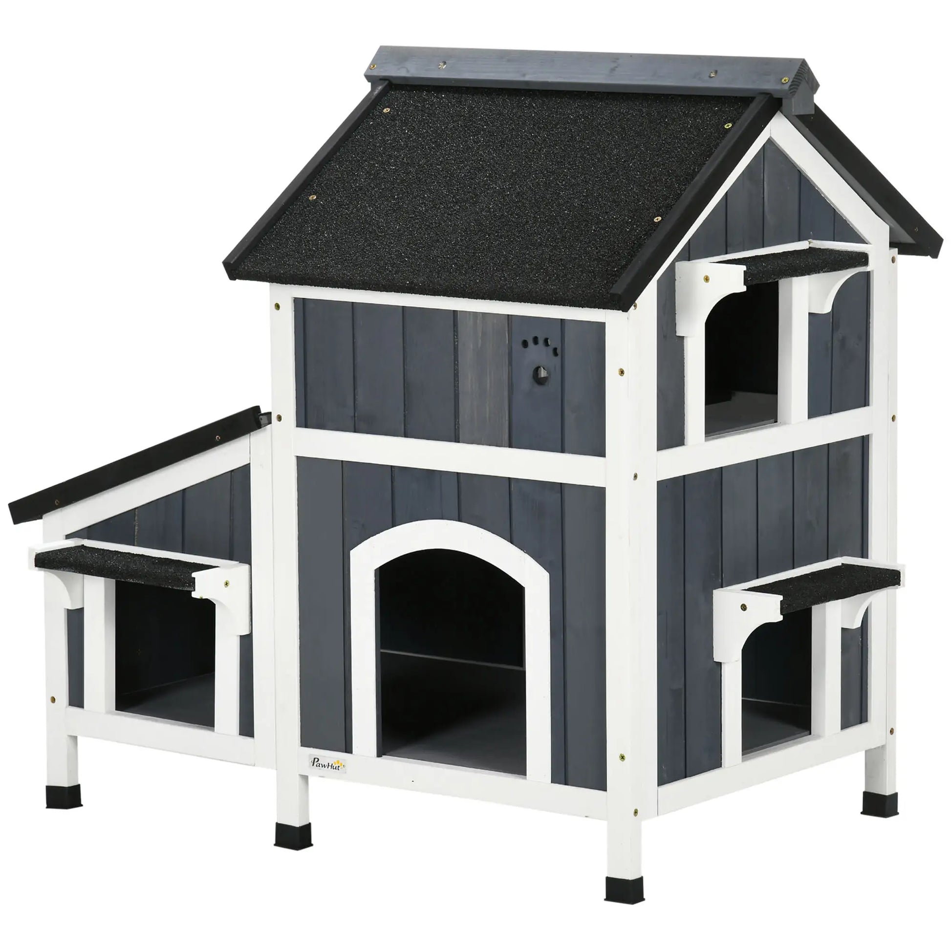 2 Tier Flower Pot Outdoor Cat House