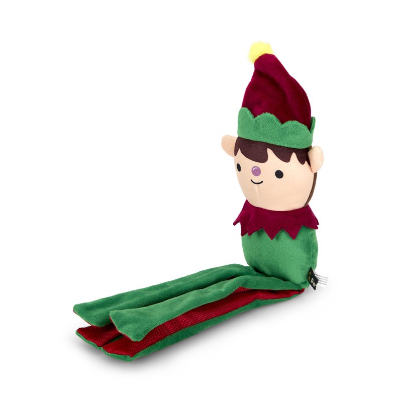 Elf Crinkle Legs Plush Dog Toy