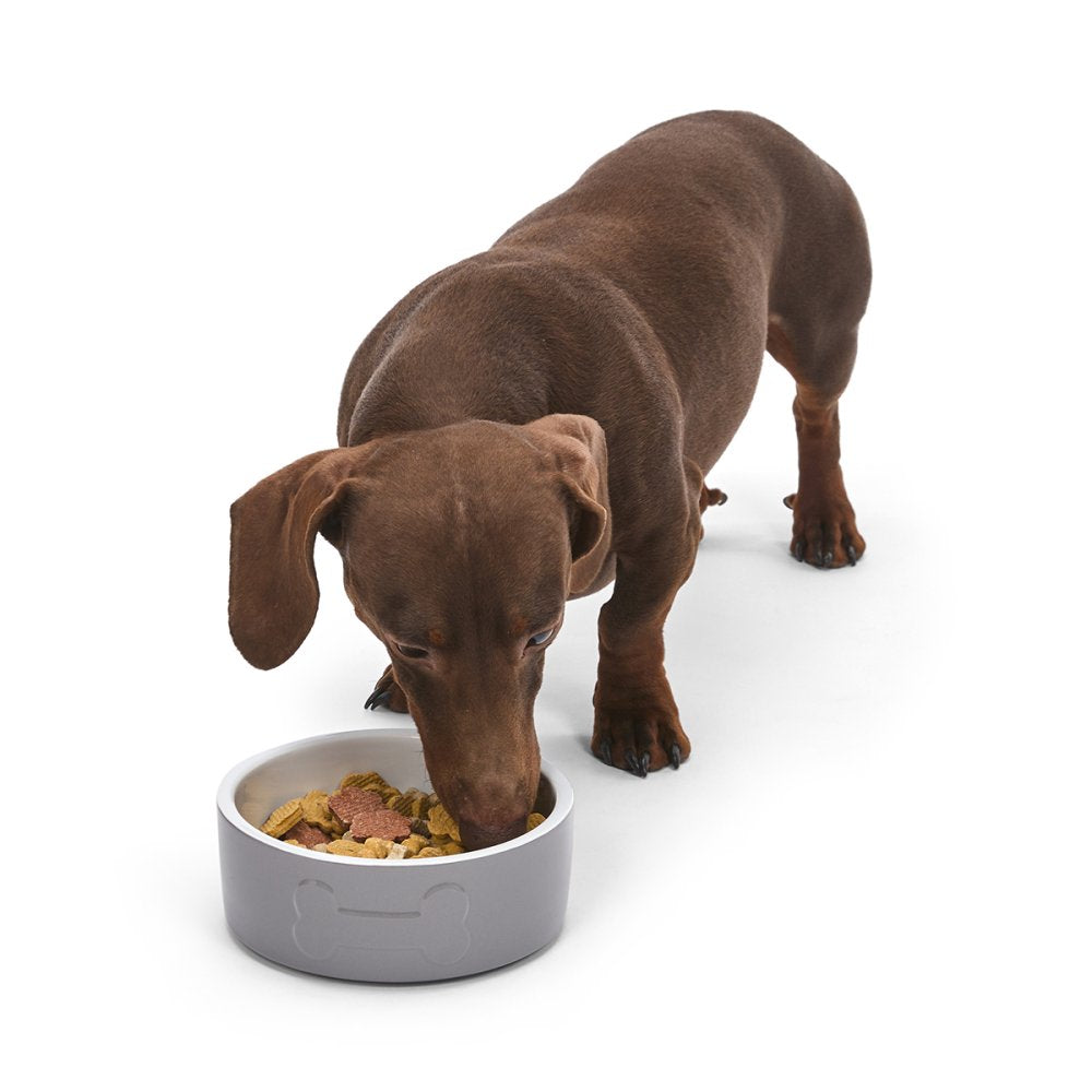 Grey Bone Bowl