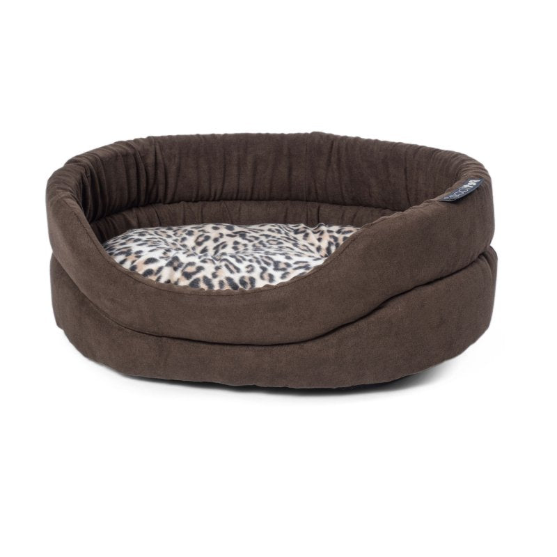Leopard Print Oval Pet Ped