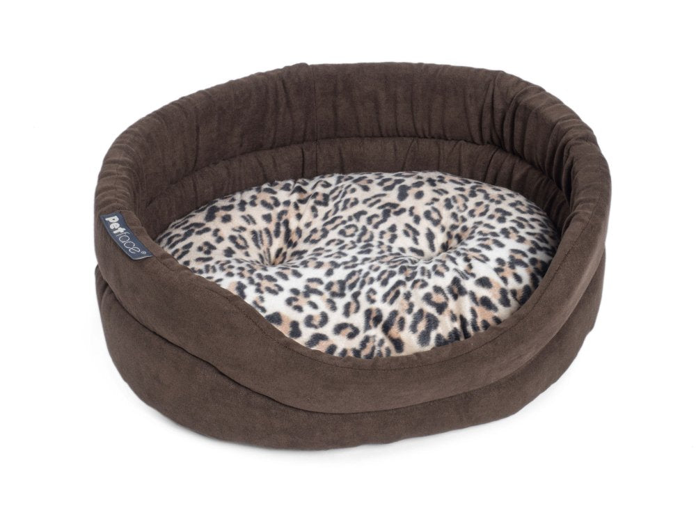 Leopard Print Oval Pet Ped